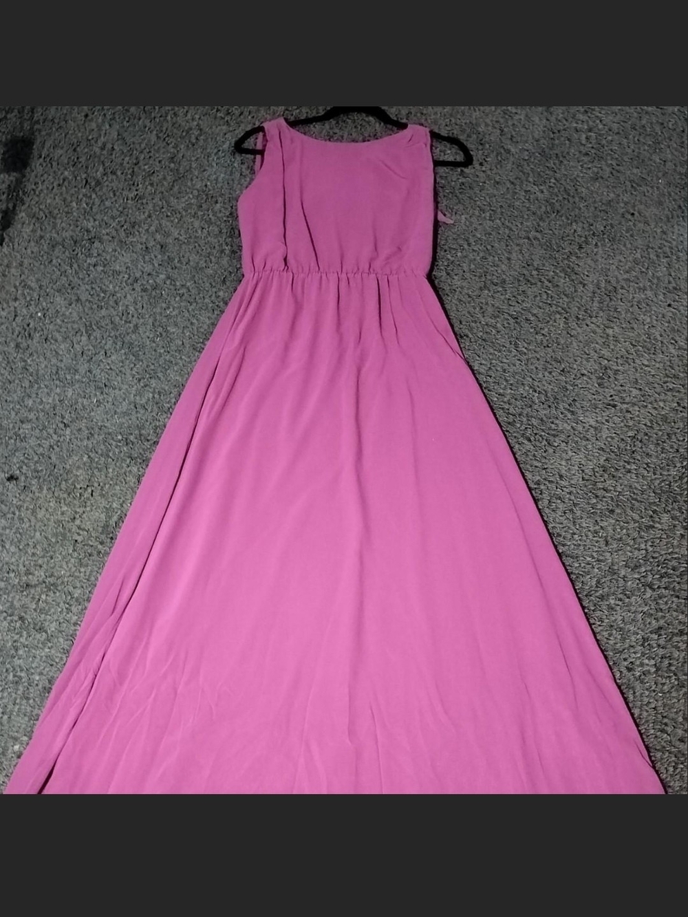 Joanna August Fuchsia Sleeveless Maxi Dress